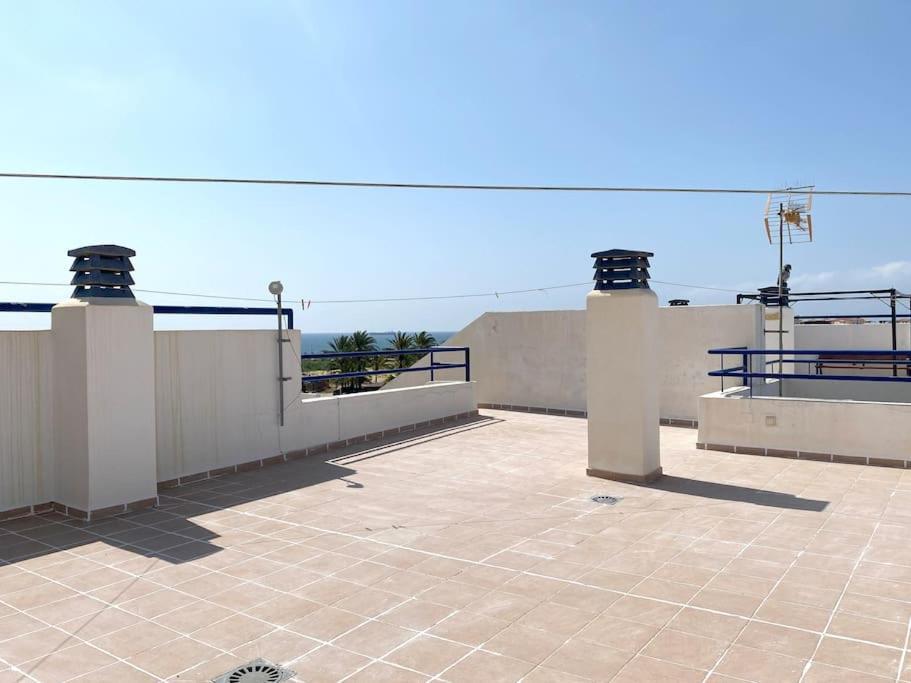 Atico Con Vistas Al Mar En Primera Linea De Playa Vera Exteriör bild