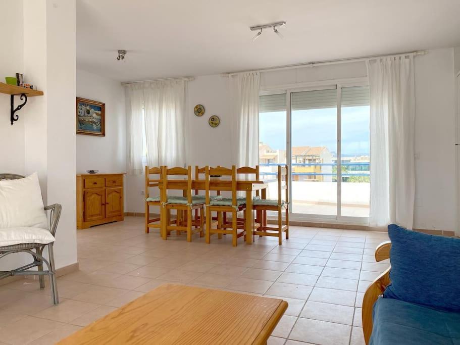 Atico Con Vistas Al Mar En Primera Linea De Playa Vera Exteriör bild
